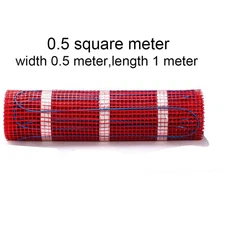 230V 150W/M2 Electric Underfloor Heating Mat Kit Pad System Parts for Bathroom C