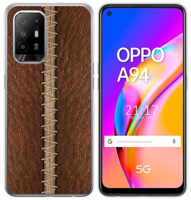 Per OPPO A94 5G / F19 Pro Plus / Reno5 Z 5G Blocco Magnetico Blocco In Pelle Antifurto Antifurto Con