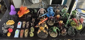3D PRINTED LOT OF DUNGEONS & DRAGONS MONSTERS & ACCESSORIES 45 PIECES