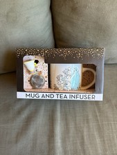 Disney Princesa La Bella y la Bestia Taza e Infusor de Té Set Nuevo En Caja