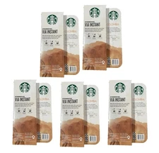 5 x Starbucks VIA Instant Columbia Coffee Medium Roast 26 ct Each, Total 130 ct