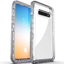Clear For Samsung Galaxy S10/S10 Plus/S10e Case Shockproof Clear Crystal Cover
