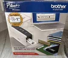 Brother P-Touch PT-2430PC Plug & Label Printer Maker 2008
