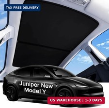 2026 Upgraded Tesla Model Y Juniper Sunshade Roof, UPF200 Roof Sunshade