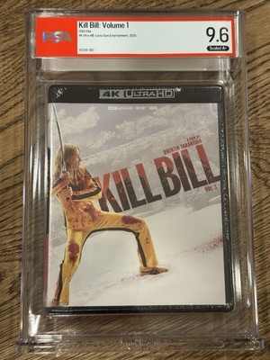 2025 Kill Bill: Volume 1 Movie 4K Ultra HD Blu-Ray PSA 9.6 A+ Low Pop