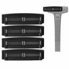 Bearback Shaver Cartridges – 4-Pack Refill Blades for Men’s Back –... 