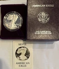 1986-S Proof American Silver Eagle 1 oz Box and COA