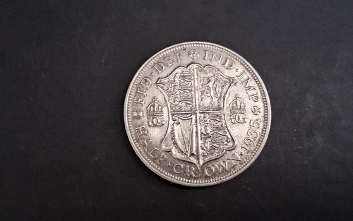 1935 George V Half Crown — photo from the most recent tracked eBay sale