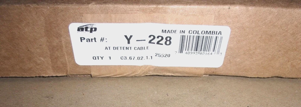 83-87 CAMARO Z28 FIREBIRD TRANS AM V8 305 4 BARREL DETENT CABLE 700R4 NEW Y-228 - Image 4 of 4