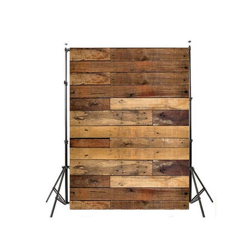 5x7FT Retro Wood Plank Wall Floor Photography Backdrop Studio Photo Background - Afbeelding 26 van 49