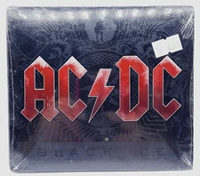 NOS AC⚡️DC BLACK ICE music cd New Old Stock 2008 Sealed