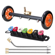 Under Car Pressure Washer Undercarriage Cleaner Underbody Wash Broom 4000 PSI