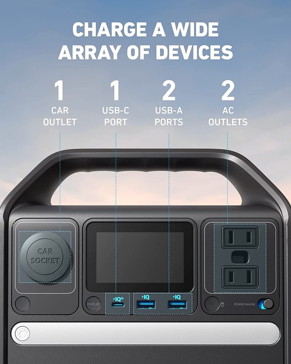 Anker 521 Portable Power Station 256Wh Solar Generator Anker 521 Portable Power Station 256Wh Solar Generator