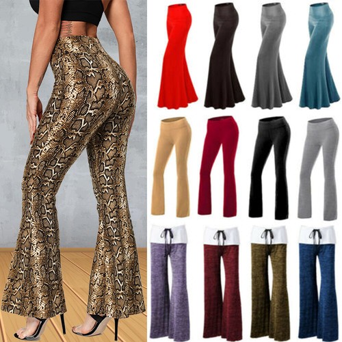 Women Bootcut Yoga Pants Long Bootleg 