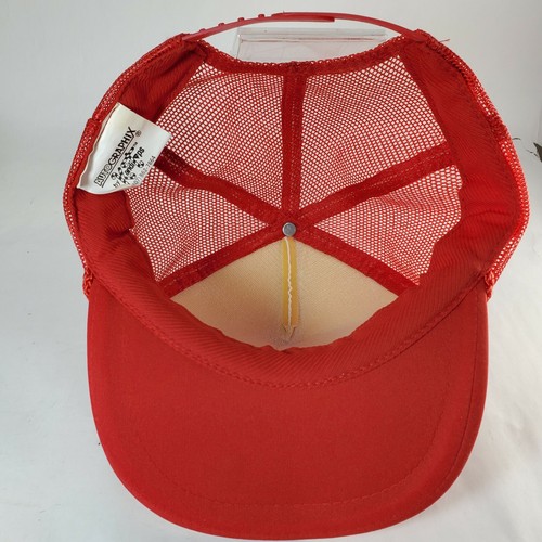 Chevrolet Red Vette Chevy 58 Corvette Car Vintage Diner Trucker Hat Snapback - Picture 5 of 12
