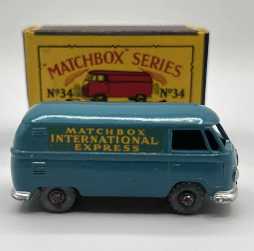 MATCHBOX Moko Lesney #34 VOLKSWAGEN MICROVAN w/Original Box