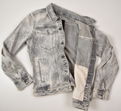 G-Star RAW, 3301 Deconstructed 3D Slim Jkt, Gr. M Jeansjacke Vintage Stretch 