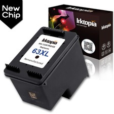  63XL Black Ink For HP Deskjet 1110 2130 2131 3632 OfficeJet 4655 3832 3830 4652