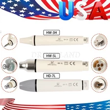 Dental Ultrasonic Piezo Scaler Handpiece /LED Fit EMS/WOODPECKER/DTE/SATELEC USA