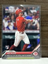 Matt McLain Cincinnati Reds Walk-Off 2023 MLB TOPPS NOW Card #393 SP Base RC