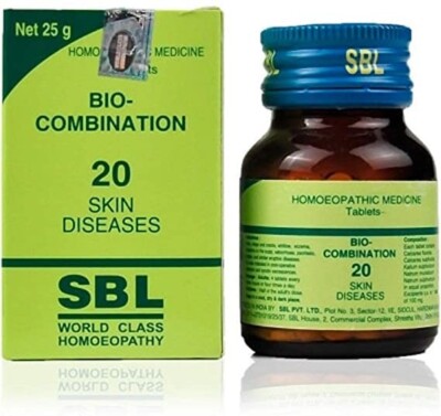 SBL Bio-Combination 20 Tablets For Skin Problems Acne