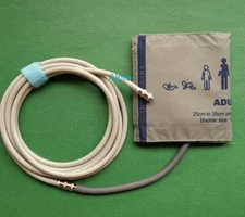 Compatible Mindary MEC1000 MEC2000 PM7000 NIBP Air Hose With Cuff 25-35cm