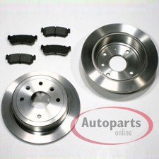 Bremsscheiben Ø 258 mm + Bremsbeläge hinten für Chevrolet Lacetti