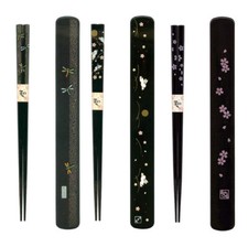 Japanese Portable Travel Reusable Chopsticks with Plastic Case Made in Japan