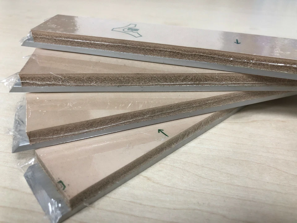 Apex Edge Pro Italian A-grade 2 (TWO) leather Strops on an aluminum blank NEW - Image 3 of 4