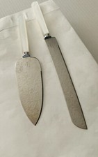 Hallmark Wedding Or Anniversary Cake And Server Set White  Stainless