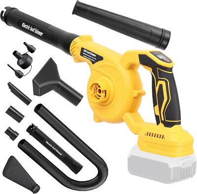 Leaf Blower Cordless for Dewalt Battery: 2-In-1 Portable Leaf Blower & Vacuum Cl
