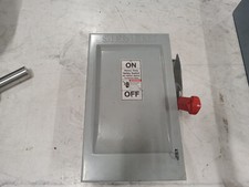 1 USED SIEMENS HF362 60 AMP FUSIBLE DISCONNECT SAFETY SWITCH ***MAKE OFFER***