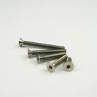 2pcs M5 M6 M8 Titanium DIN 7991 Countersunk Flat Pan Head Bolts Screws Fastener