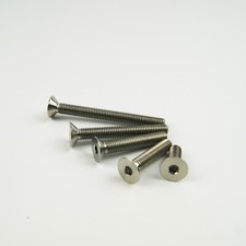 2pcs M5 M6 M8 Titanium DIN 7991 Countersunk Flat Pan Head Bolts Screws Fastener