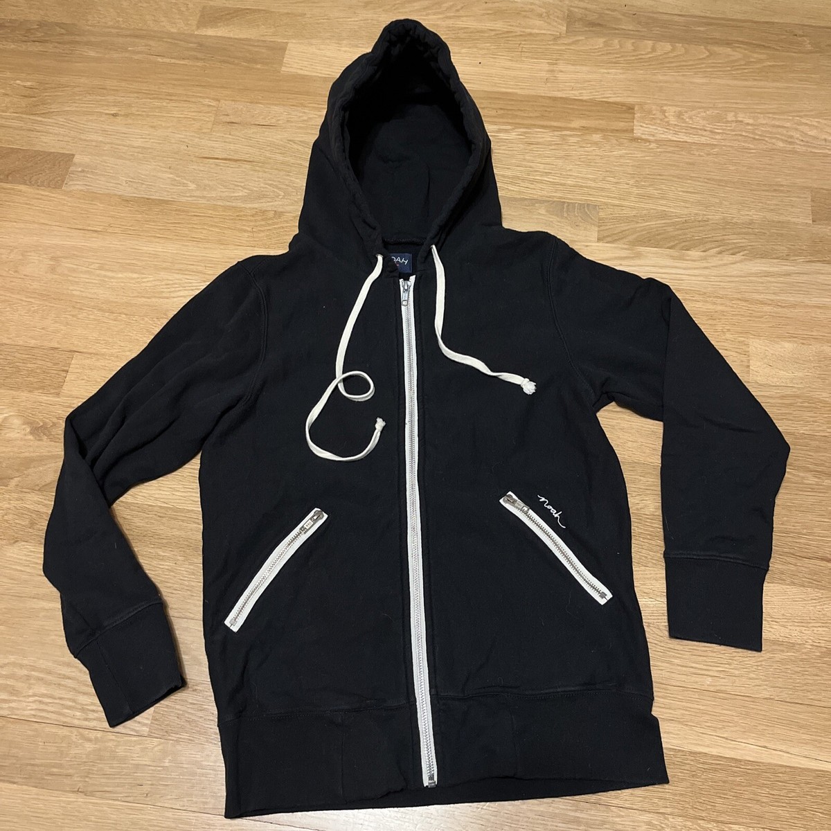 NOAH ZIP HOODIE XS 黒