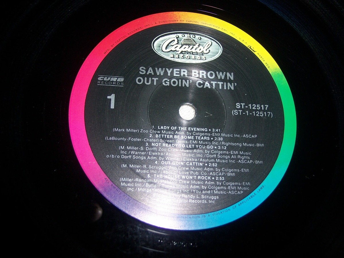 LP SAWYER BROWN OUT GOIN' CATTIN' **NM VINYL** #945 | eBay