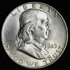 1949-D Franklin Half Dollar — photo from another recent sale