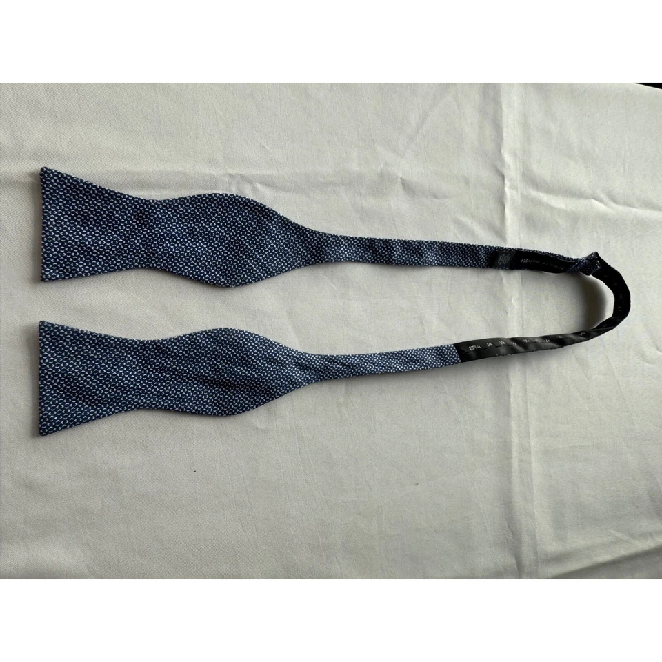 Галстук-бабочка Tommy Hilfiger синий геометрический хлопок регулируемый галстук - Изображение 2 из 4