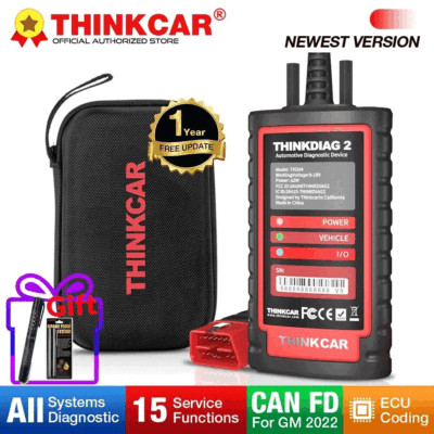 2024 THINKDIAG 2 Bidirectional OBD2 Scanner Diagnostic Tool Code Reader All Free