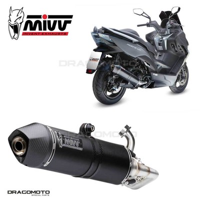 Full exhaust MIVV KYMCO XCITING 400 Stronger 2013-2016 Steel Black