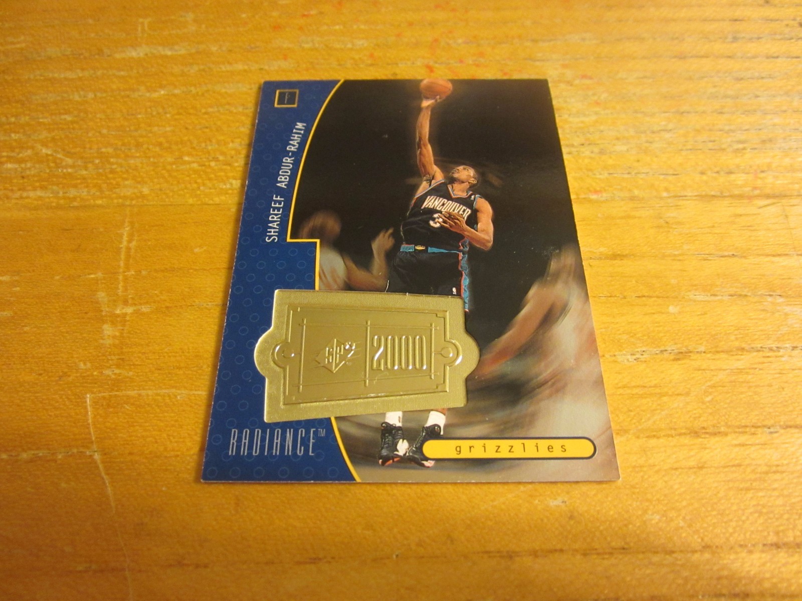 Shareef Abdur-Rahim 1998-99 SPx Finite Radiance #155 #'d 1976/2025 NBA Grizzlies