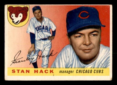 1955 Topps Baseball #6 Stan Hack GD *i1
