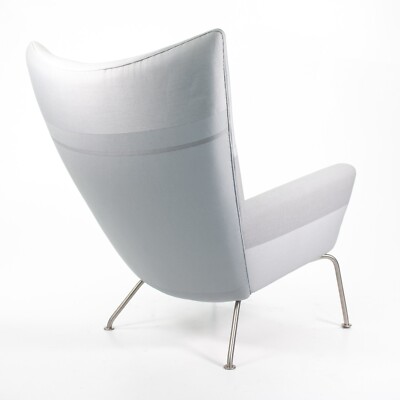 2020 Carl Hansen & Son CH445 Wing Lounge Chair and CH446 Ottoman
