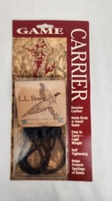 LL Bean Self Tightening Leather Game Carrier w/ Box - New In Box, Brown