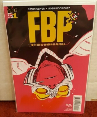 COLLIDER #1 2nd Printing as FBP Federal Bureau of Physics VERTIGO COMICS 2013