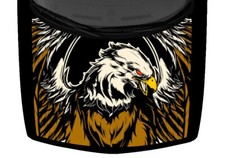 Eagle Hand Drawn Car Truck Hood Wrap Vinyl Graphic Decal