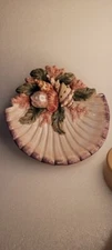 Fitz and Floyd Oceana Nautilus 3D Decorative Plate Seashell Shells Hand Painted