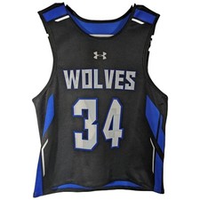 Wolves Reversible Basketball Jersey Kids Size...