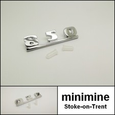 Classic Mini Chrome 850 Script Boot Badge INC. Grommets ALA6694 mk2 austin morri