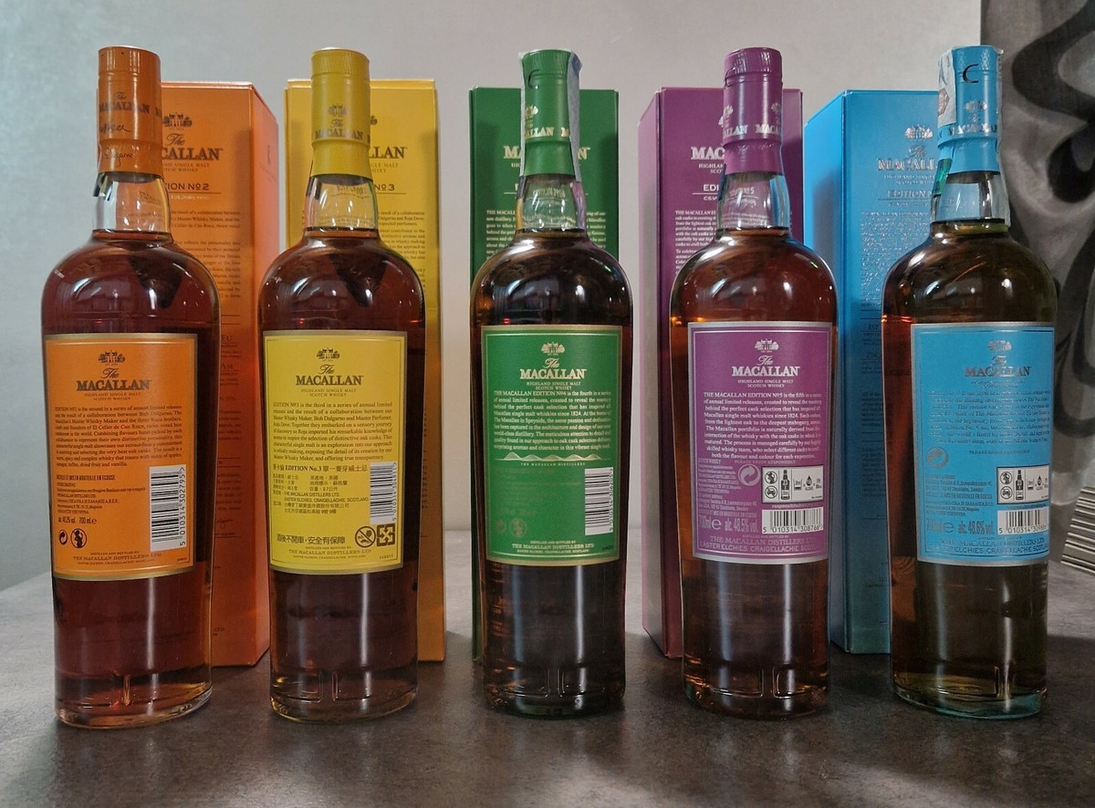 MACALLAN EDITION N. 2, 3 , 4, 5, 6 | eBay